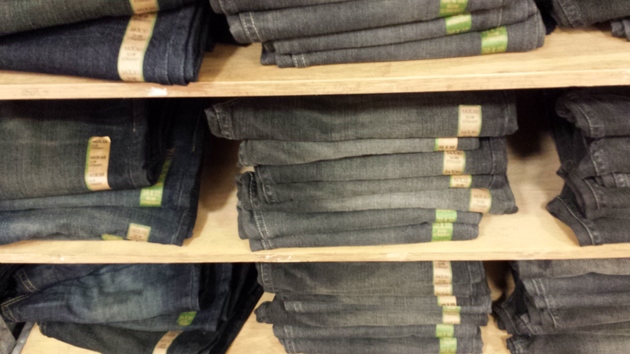 jeans from a popular brand