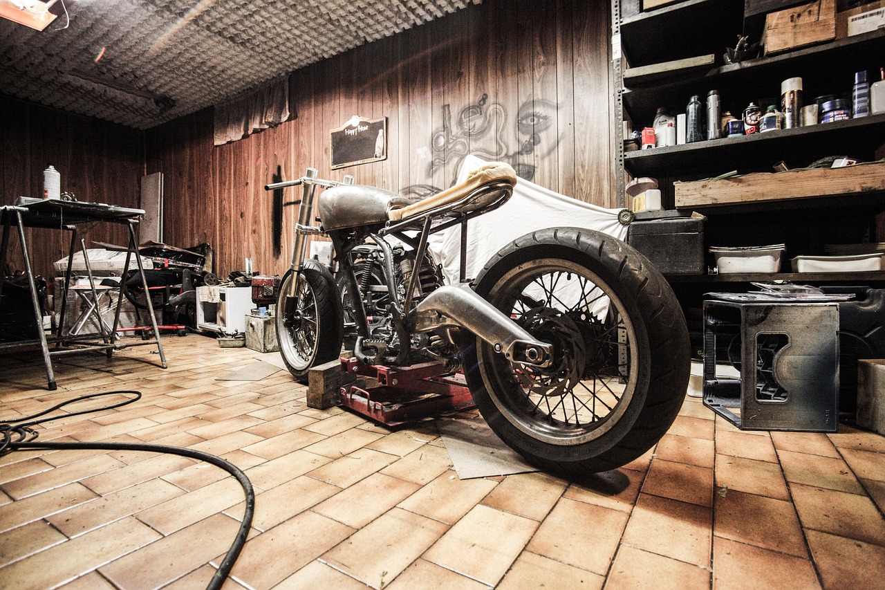 motorcycle repair shop